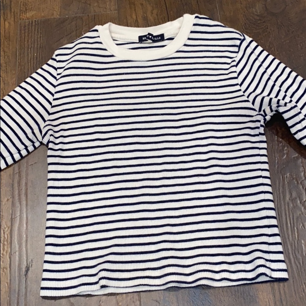 Stripe brandy Melville long sleeve shirt